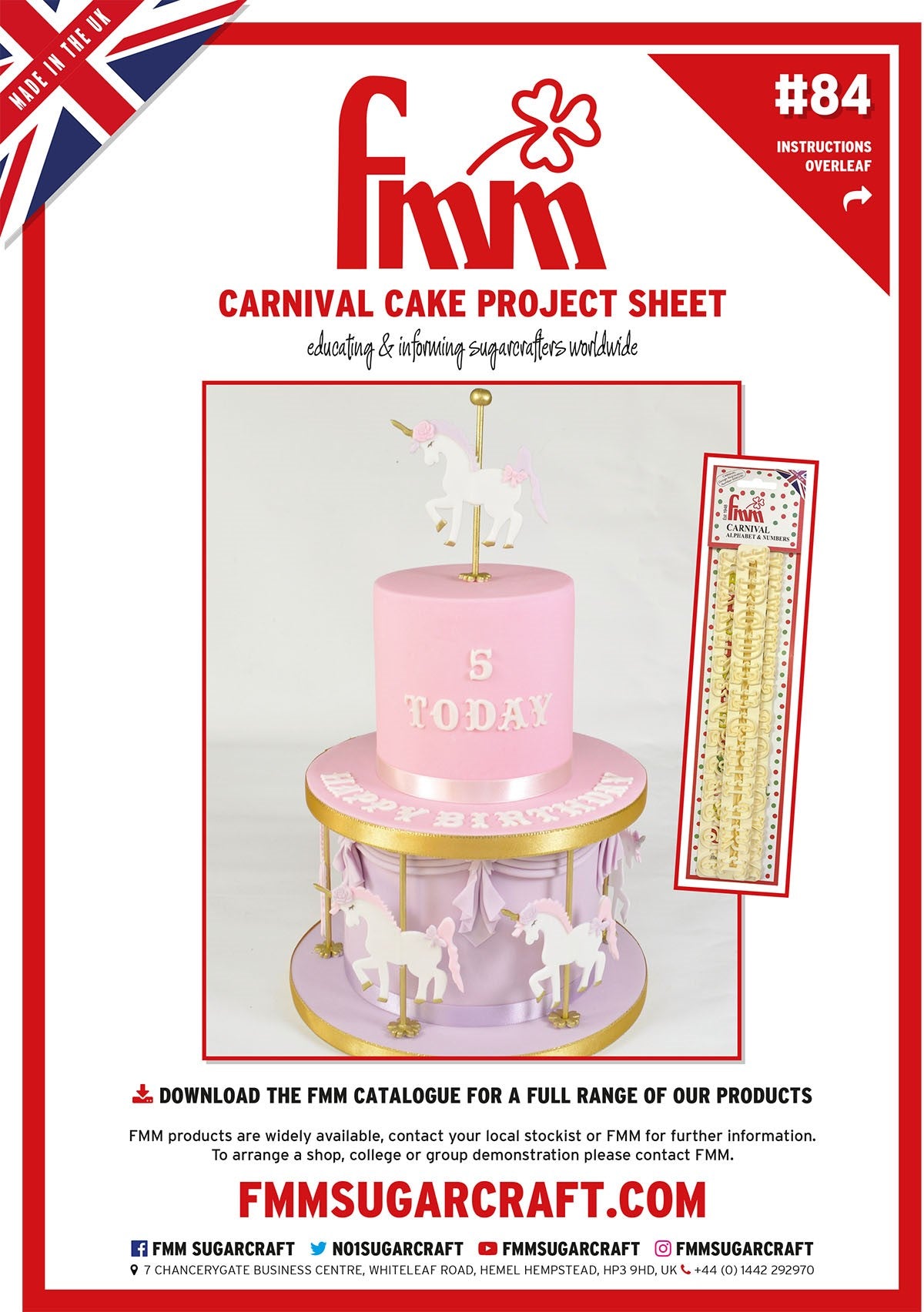 FMM Carnival Cake Project Sheet