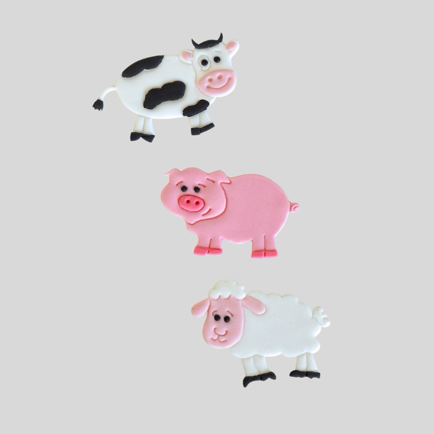 Cute Farm Animal Cutter Set - FMM Sugarcraft