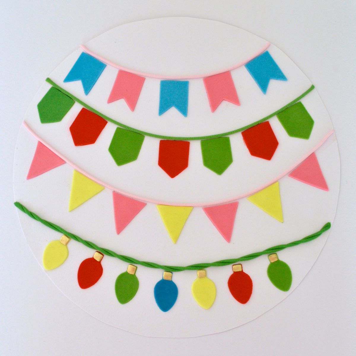 Decorative Bunting Cutter Set - FMM Sugarcraft