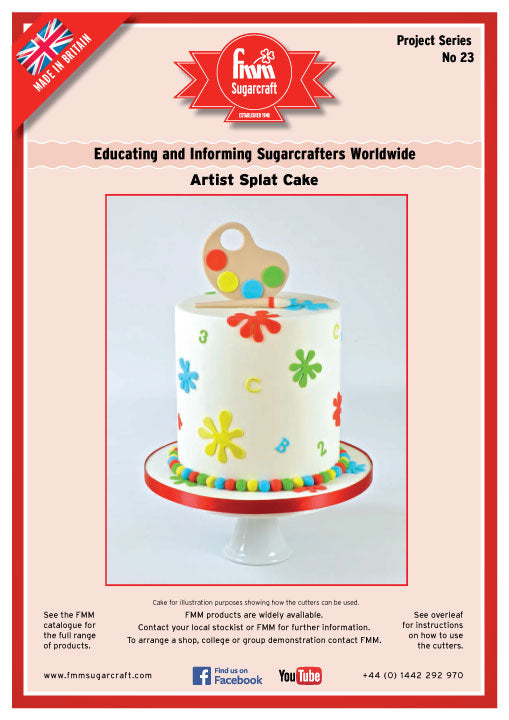 FMM Artist Splat Cake Project Sheet