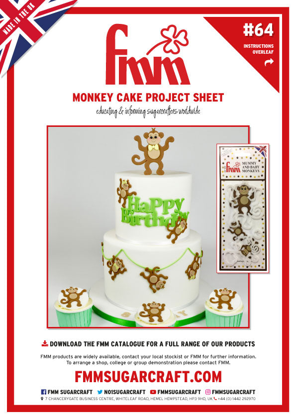 FMM Mummy & Baby Monkey Cake Project Sheet