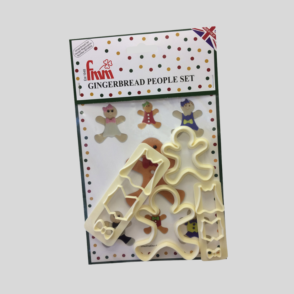 Gingerbread People Cutter Set - FMM Sugarcraft