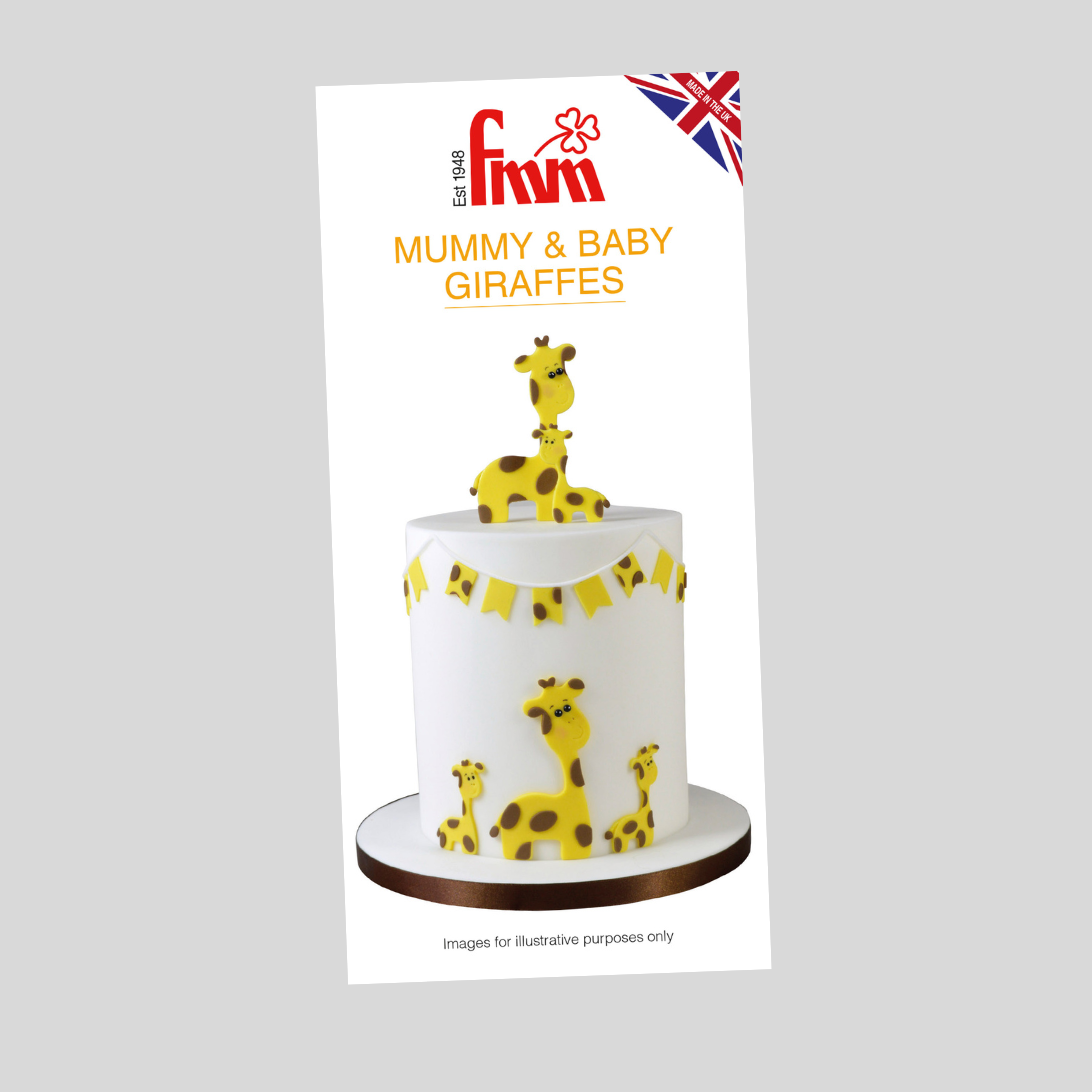 Mummy & Baby Giraffe Cutter Set - FMM Sugarcraft