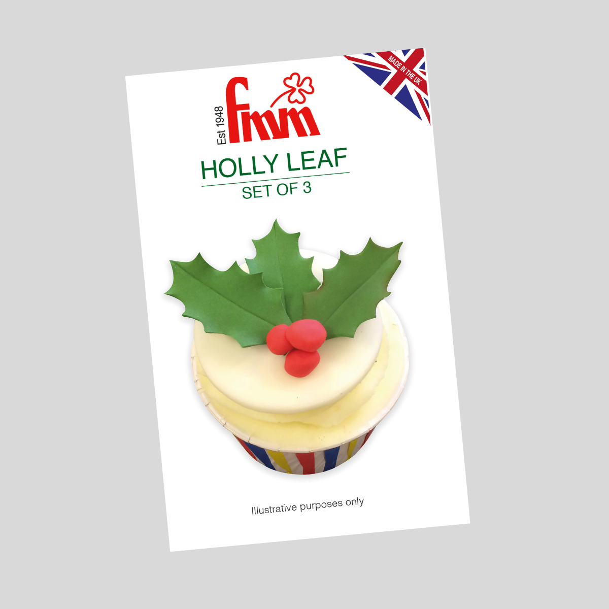 Holly Leaf Cutter Set of 3 - FMM Sugarcraft