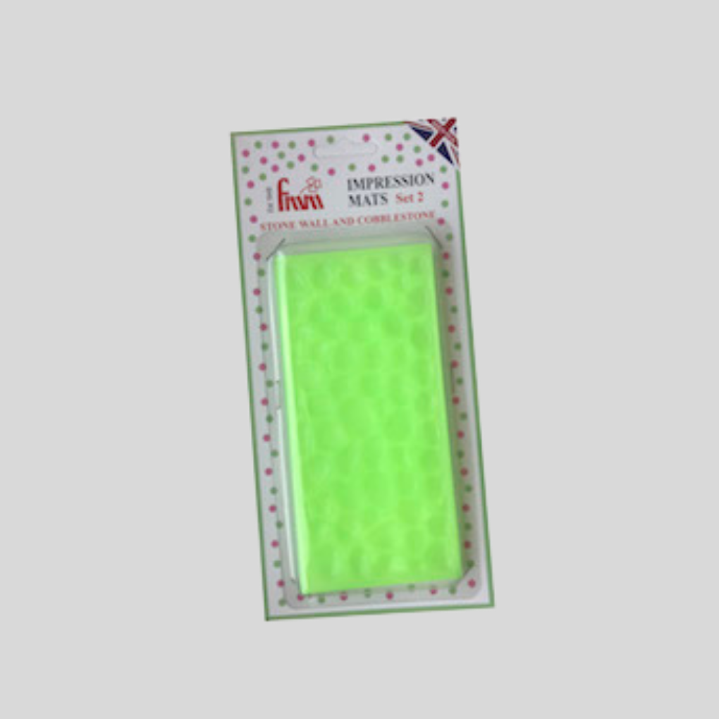 Impression Mat 2 (Cobblestone & Wall) - FMM Sugarcraft