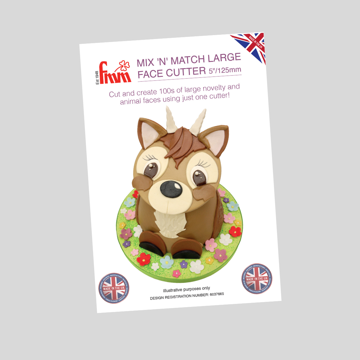 Mix N Match Large Animal Faces - FMM Sugarcraft