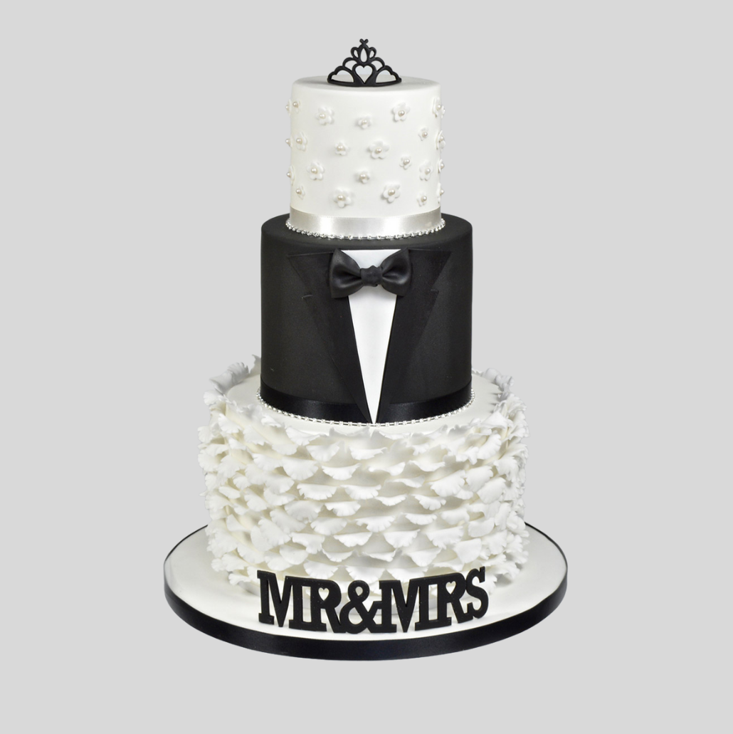 Curved Words - Mr & Mrs - FMM Sugarcraft