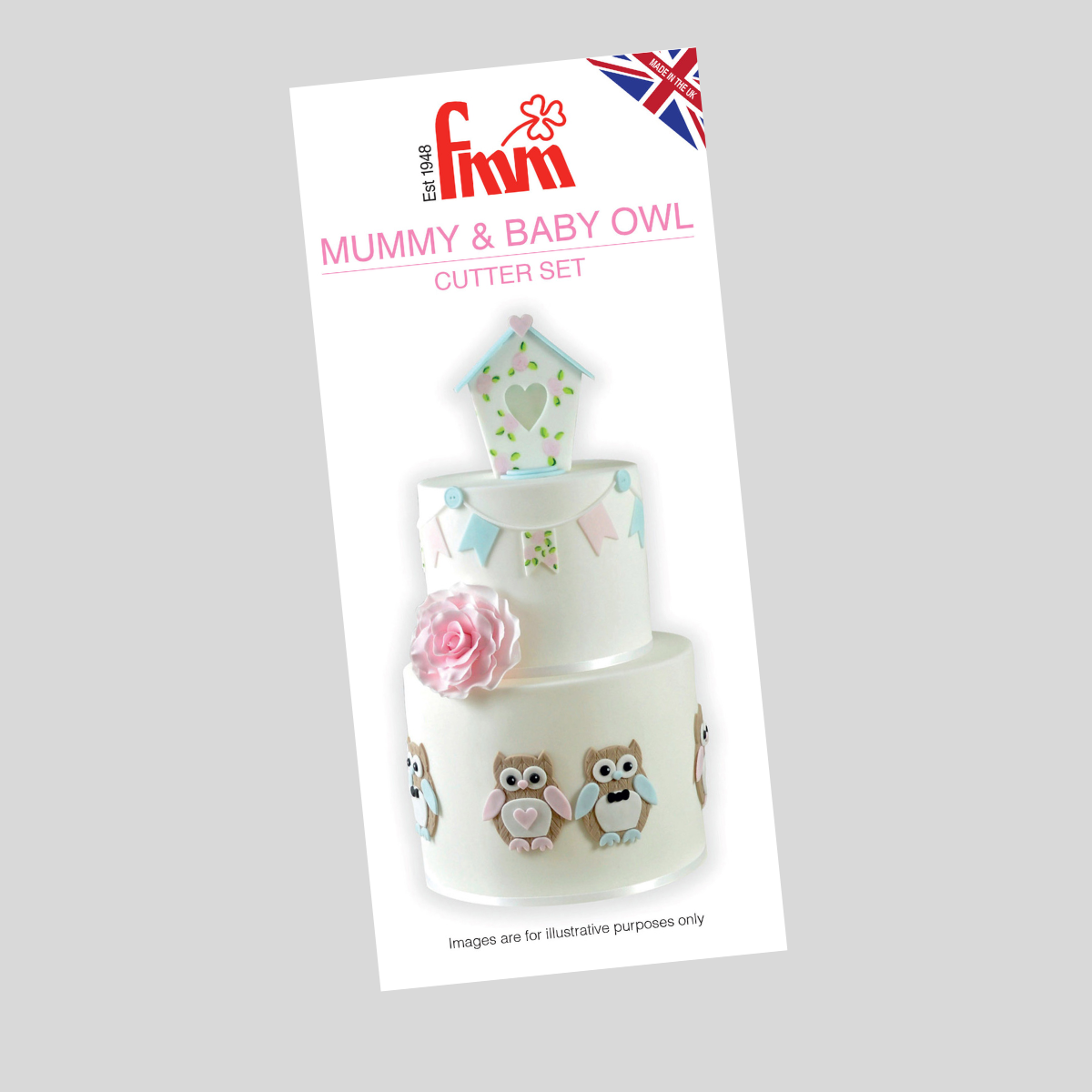 Mummy & Baby Owl Cutter Set - FMM Sugarcraft