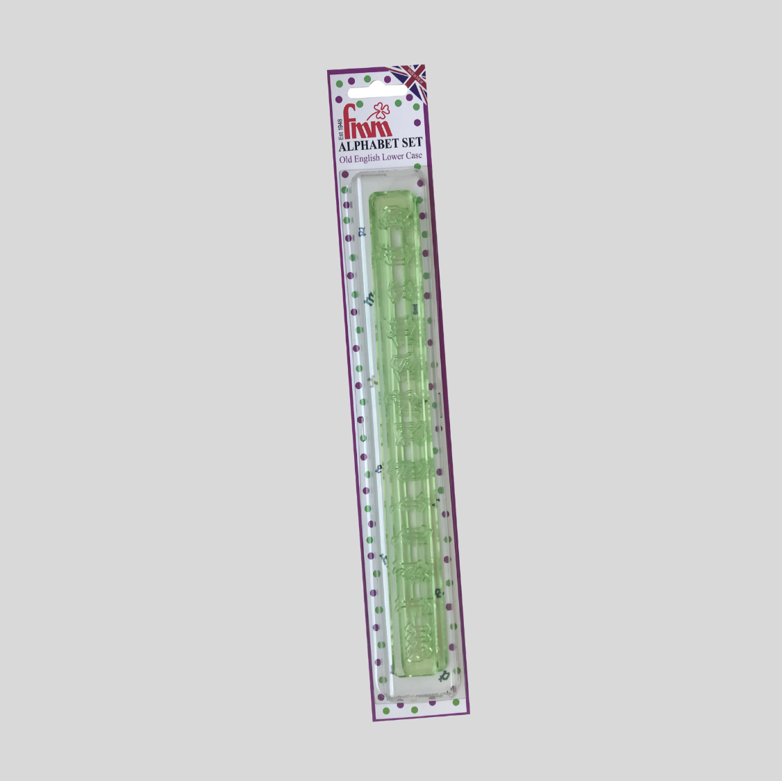 Alphabet Old English Lower Case Set - FMM Sugarcraft