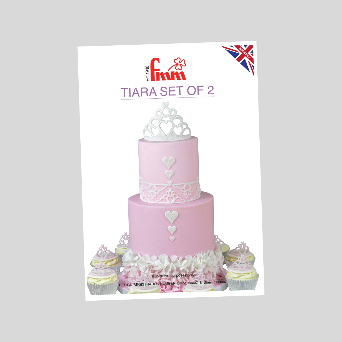 Tiara Cutter Set of 2 - FMM Sugarcraft