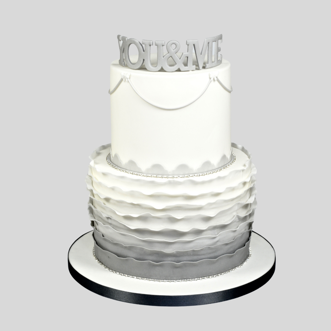 Curved Words - You & Me - FMM Sugarcraft