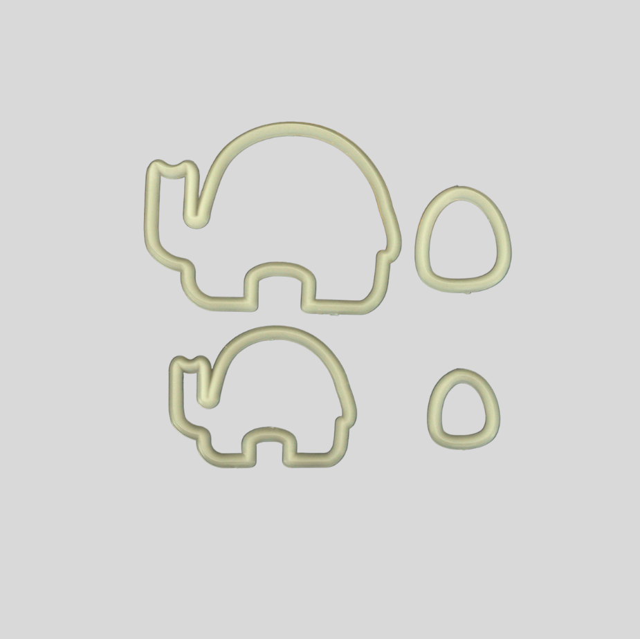Mummy & Baby Elephant Cutter Set - FMM Sugarcraft