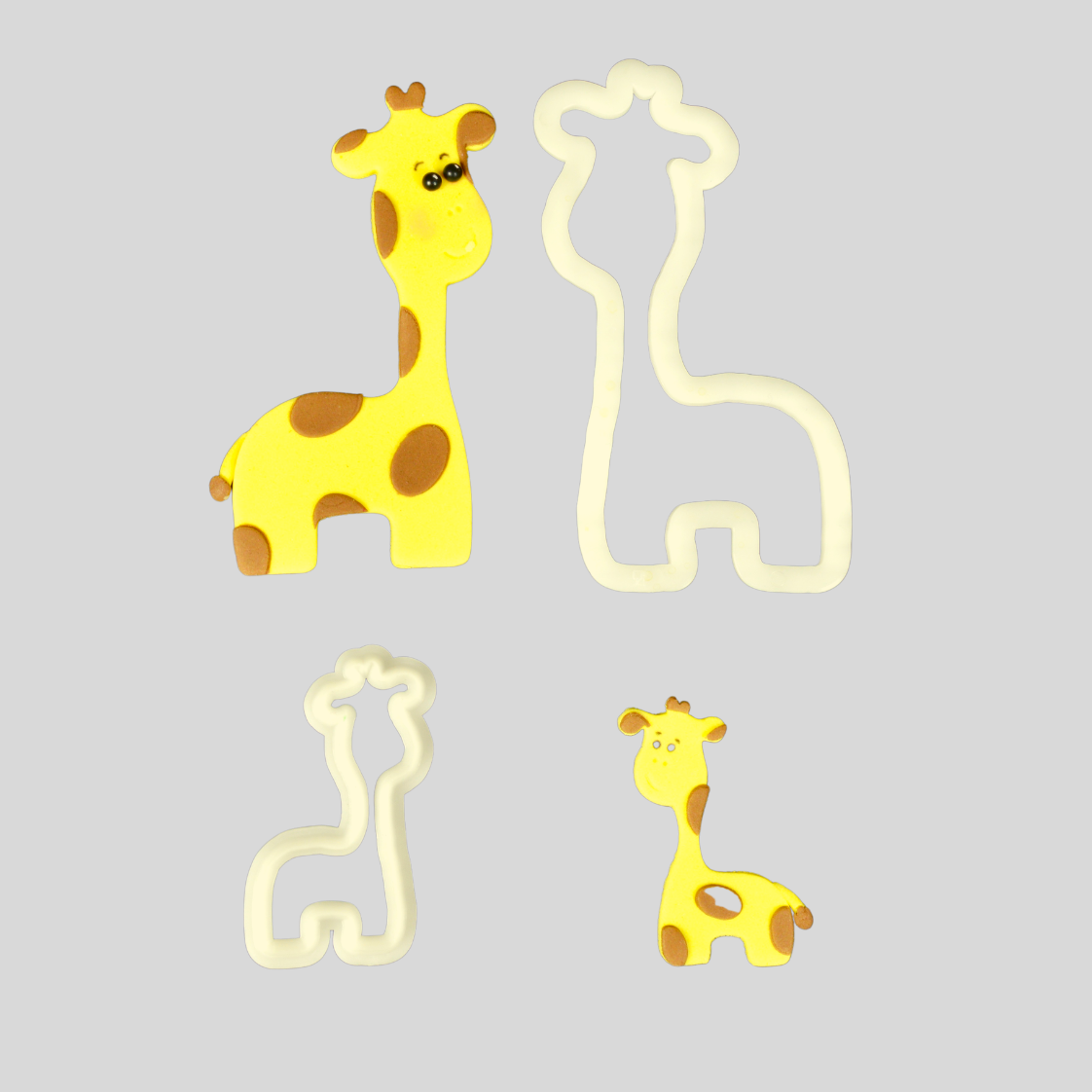 Mummy & Baby Giraffe Cutter Set - FMM Sugarcraft