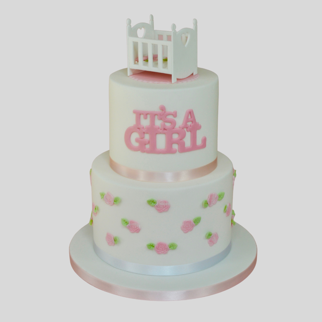 Curved Words - It's a Girl - FMM Sugarcraft