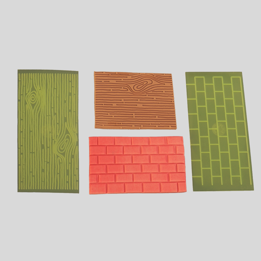 Impression Mat 1 (Brick & Bark) - FMM Sugarcraft