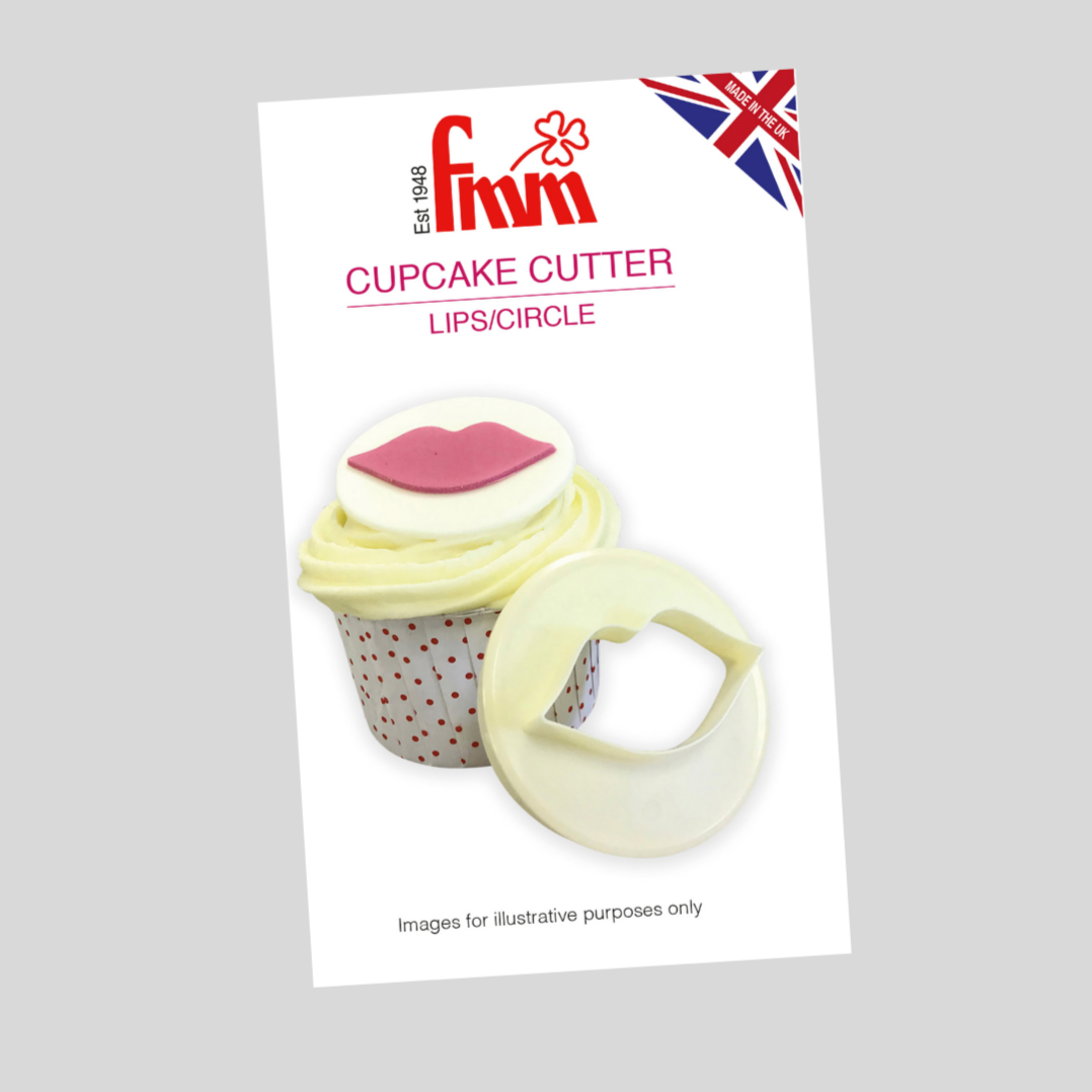 Lips/Circles Cupcake Cutter - FMM Sugarcraft