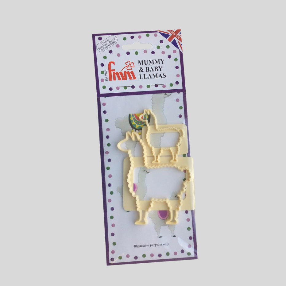 Mummy & Baby Llama Cutter Set - FMM Sugarcraft