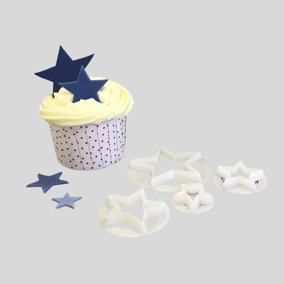 Star Set of 4 Cutters - FMM Sugarcraft