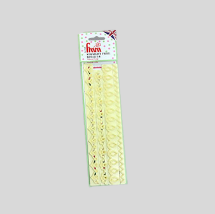 Fondant Straight Frill 5-8 - FMM Sugarcraft