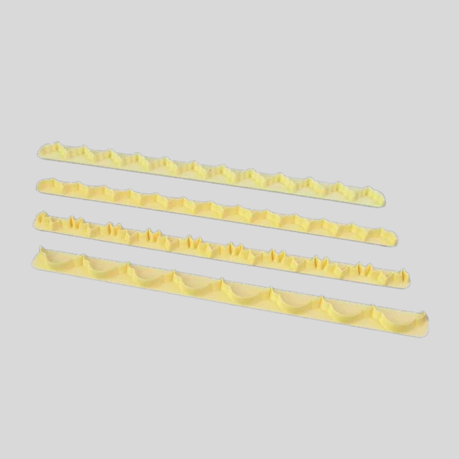 Fondant Straight Frill 1-4 - FMM Sugarcraft