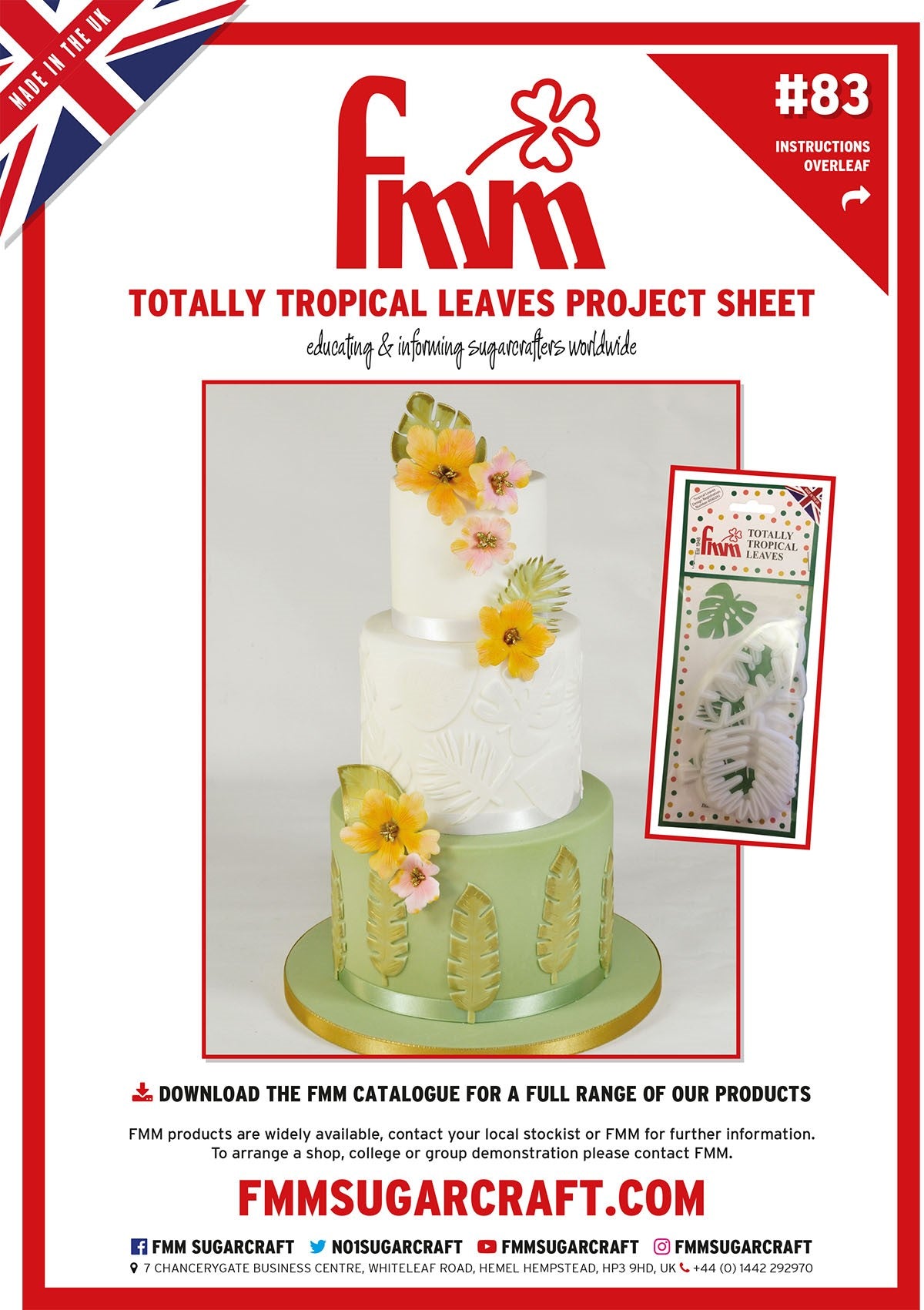 FMM Totally Tropical Leaves Project Sheet