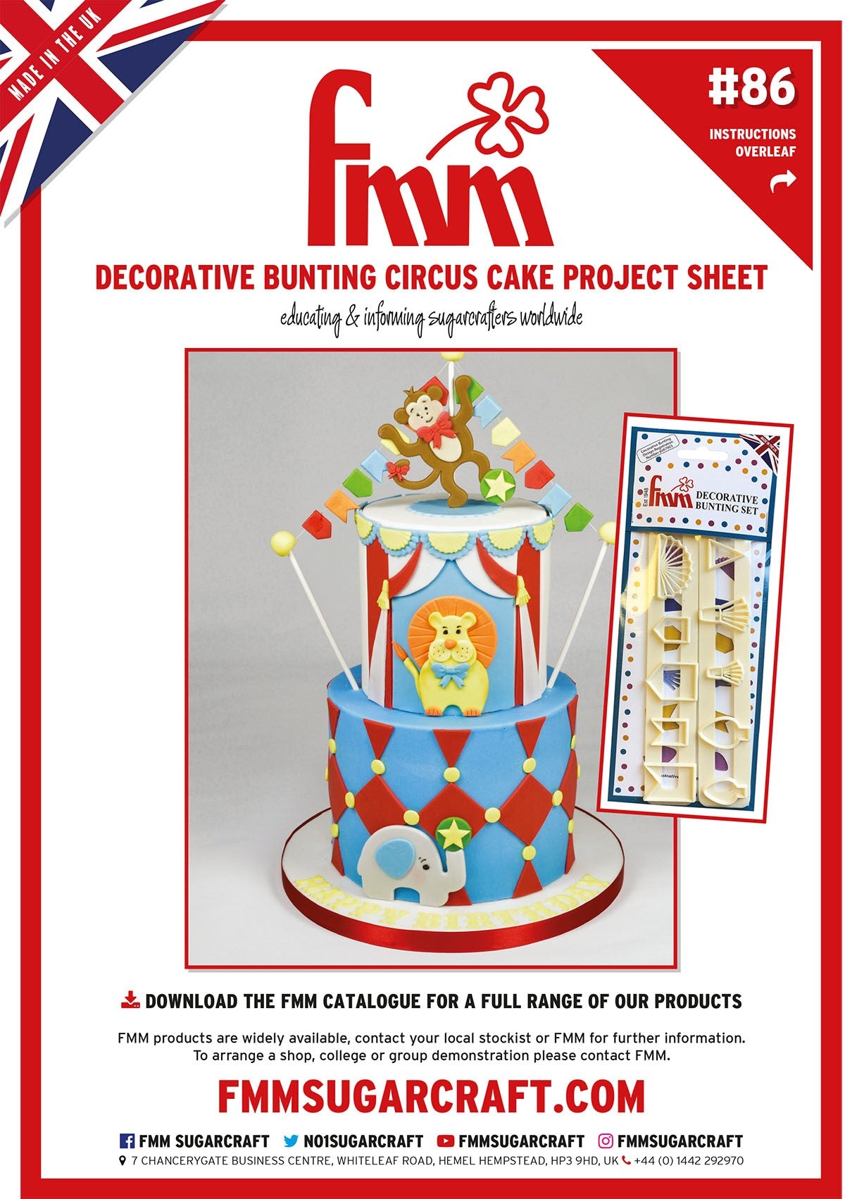 FMM Decorative Bunting Project Sheet