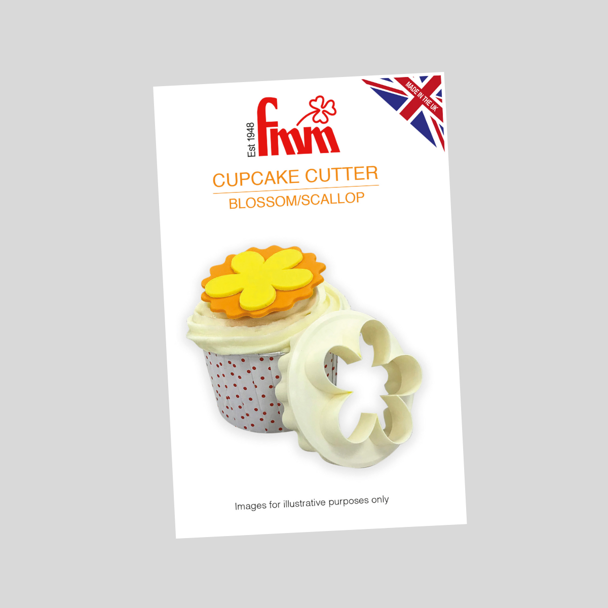 Scallop/Blossom Cupcake Cutter - FMM Sugarcraft