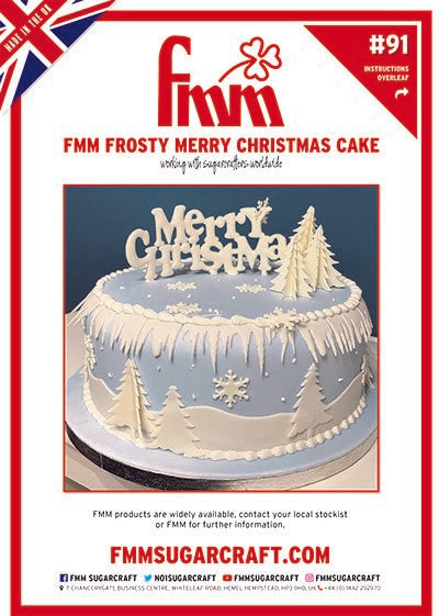 FMM Frosty Merry Christmas Cake by Carol Haycox 