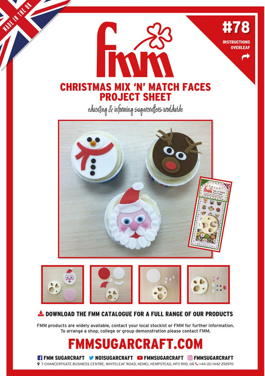 FMM Mix N Match Christmas Faces Project Sheet