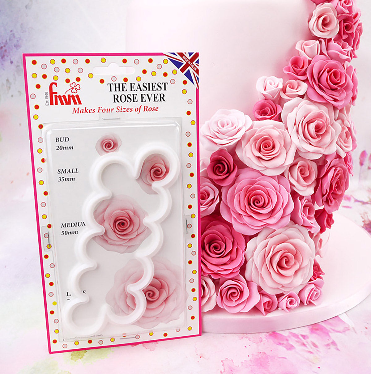 The Easiest Rose Ever cutter from FMM - FMM Sugarcraft
