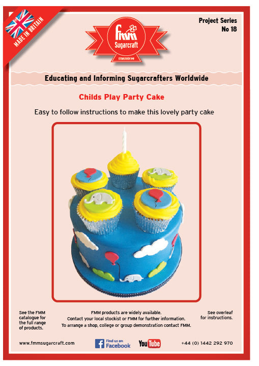 FMM Childs Play Party Cake Project Sheet