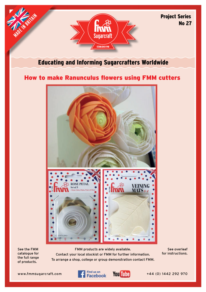 FMM Easy Ranunculus Project Sheet