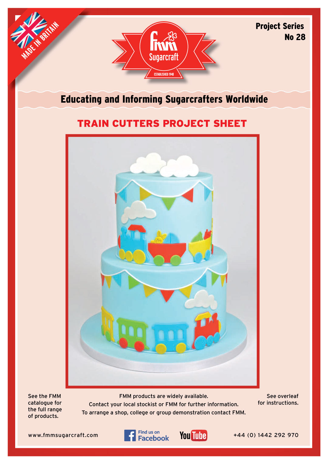 FMM Train Cake Project Sheet