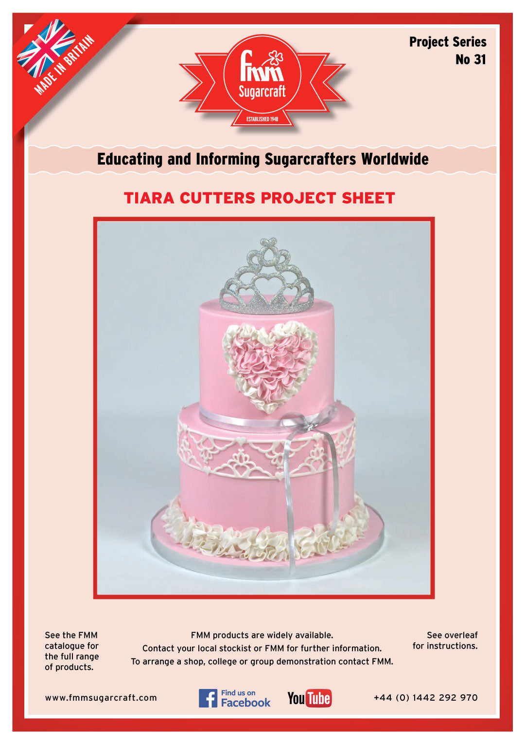 FMM Tiara Cake Project Sheet
