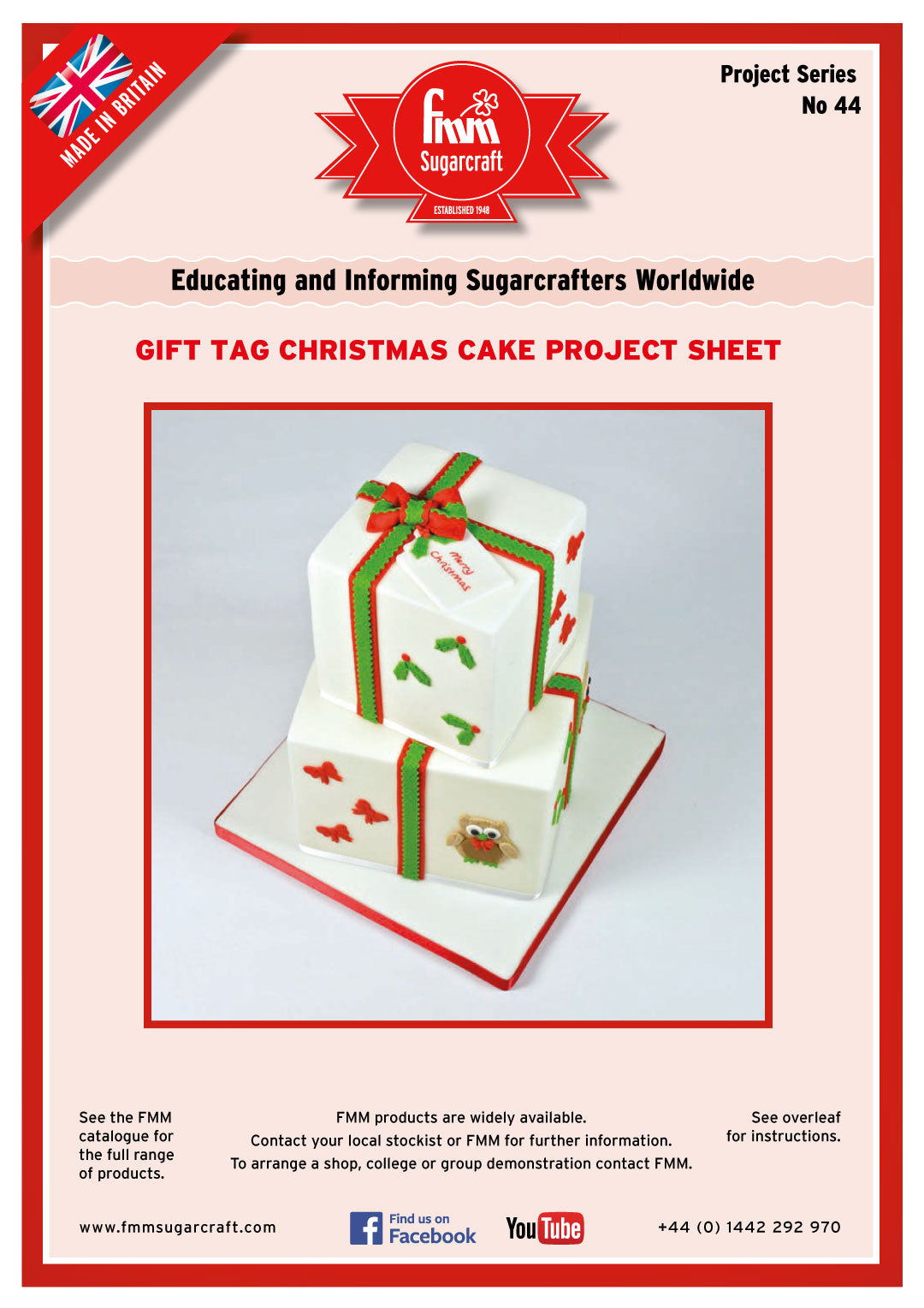 FMM Gift Tag Project Sheet