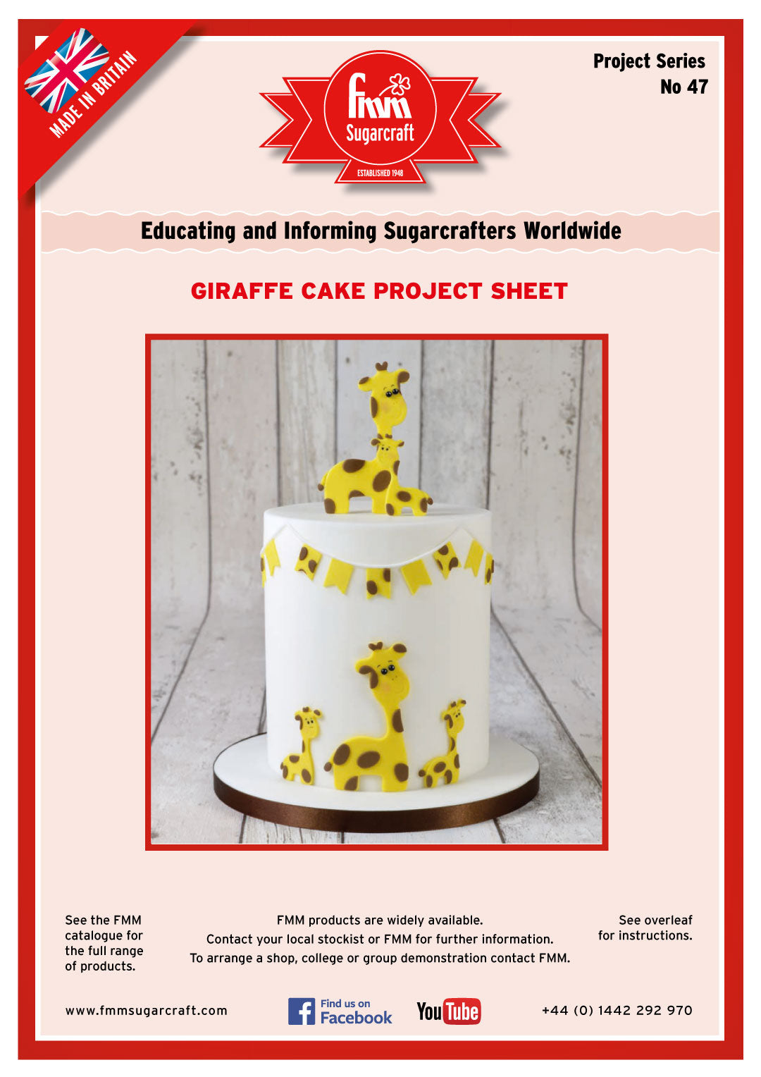 FMM Mummy & Baby Giraffe Project sheet