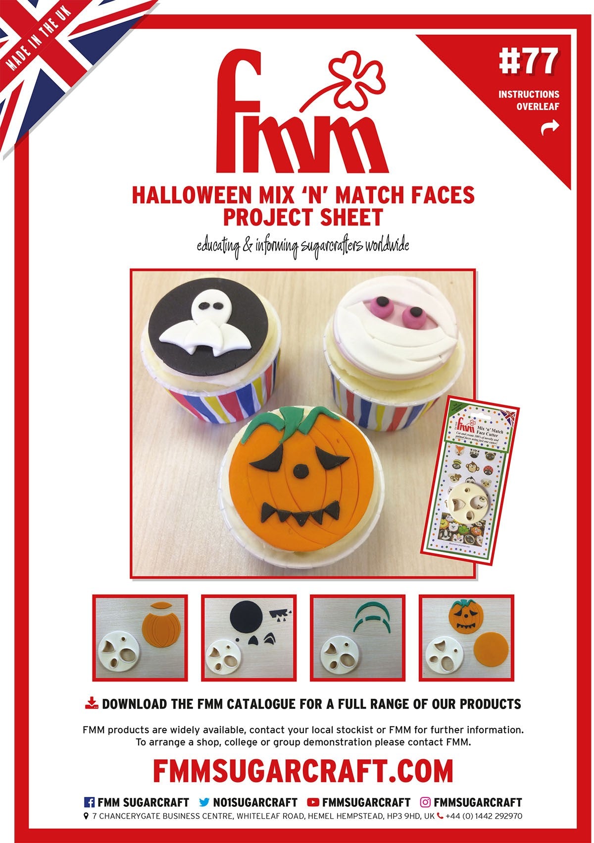 FMM Halloween Mix N Match Faces Project Sheet