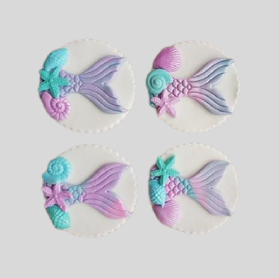 Mermaid Tail Set of 2 Cutters - FMM Sugarcraft