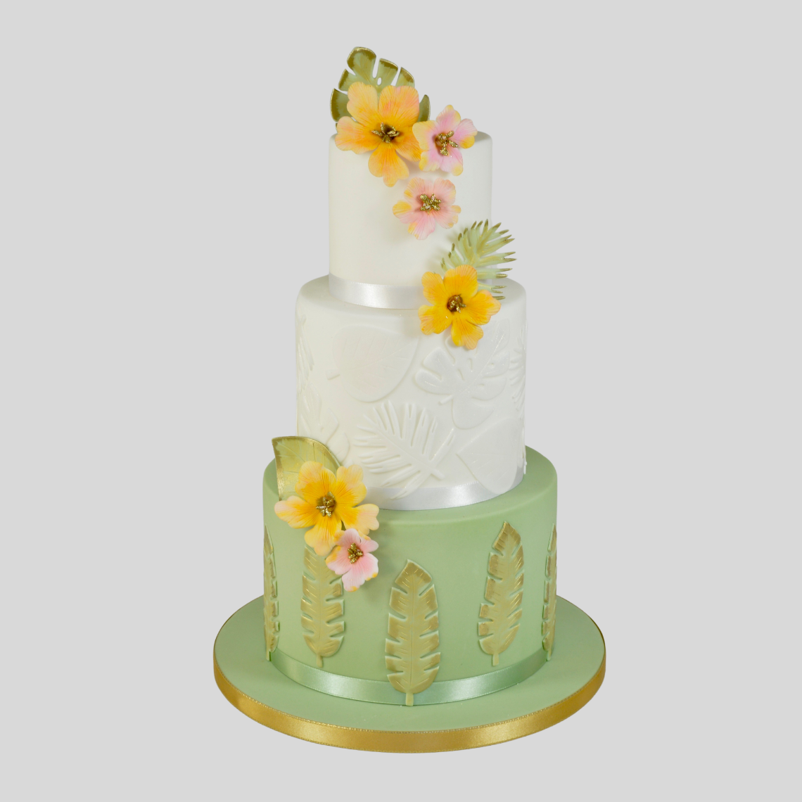 The Totally Tropical Leaves Cake Bundle