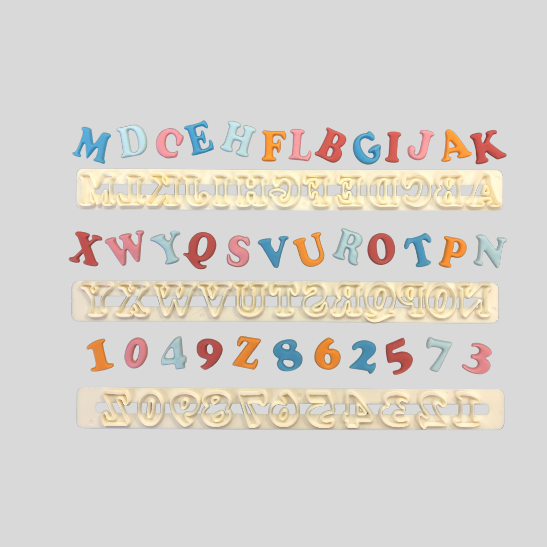 Alphabet & Numbers Art Deco Upper Case Set - FMM Sugarcraft