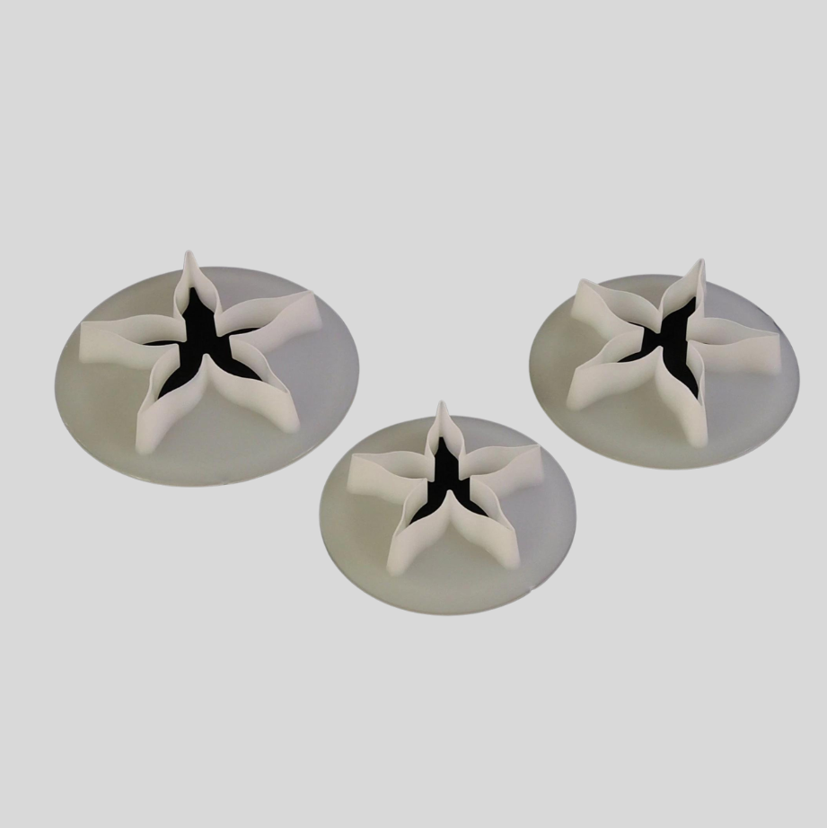 Rose Calyx - set of 3 - FMM Sugarcraft