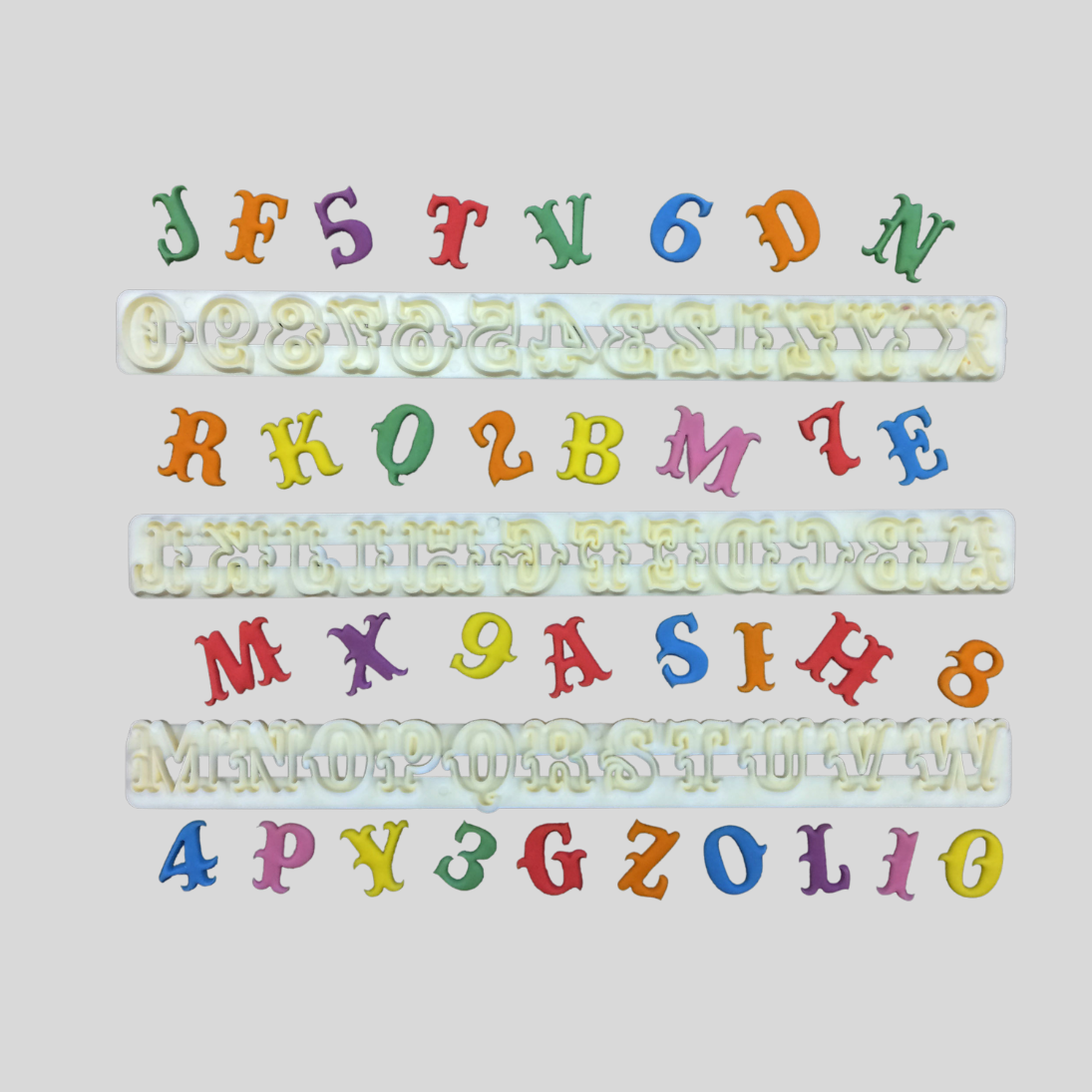 Carnival Alphabet & Number Set - FMM Sugarcraft