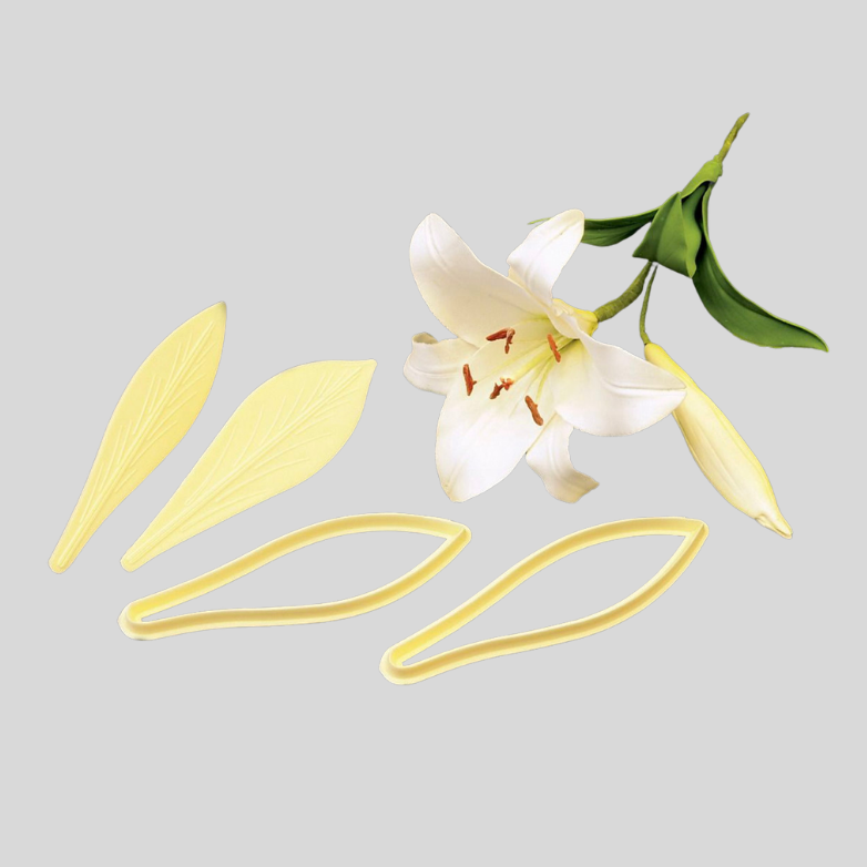 Exotic Lily & Embosser Set - FMM Sugarcraft