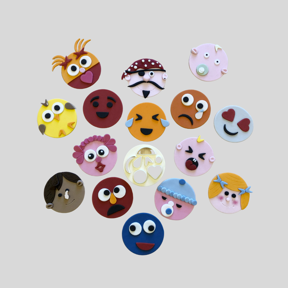 Mix N Match Funny Faces Cutter – FMM Sugarcraft