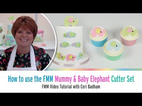 Mummy & Baby Elephant Circus Cake Tutorial