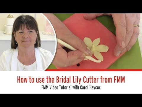 How to use the FMM Bridal Lily Cutter Set