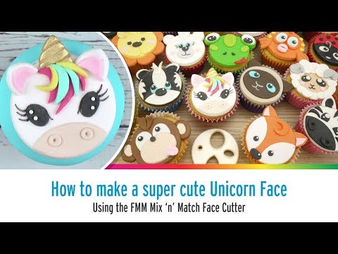 Cute Unicorn Face Using the FMM Mix N Match Face Cutter