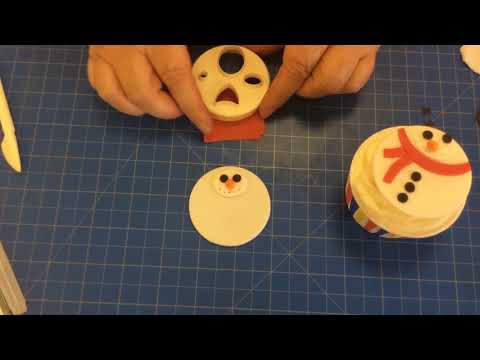 FMM Mix N Match Faces Cutter to make Christmas Faces Tutorial