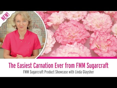 The Easiest Carnation Ever Tutorial by FMM Sugarcraft 