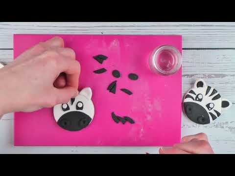 Cute Zebra Face using the FMM Mix N Match Face Cutter Tutorial